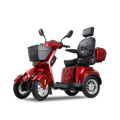 Xl3D4L Electric Mobility Recreational Travel Scooter For Adults,Mobility Scooters For Seniors, 4 Wheel Powered Mobility Scooters Red Abs Pc Abs Pc