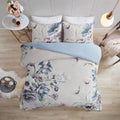 King Cal King 3 Piece Cotton Printed Duvet Cover Set King Multicolor Polyester