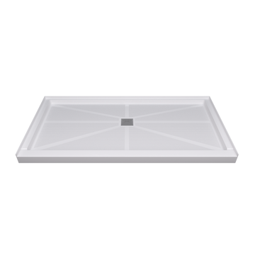 Glasstone Shower Base Smc Solid White Finish 6030 White Bathroom Stainless Steel