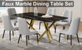 Large Modern Minimalist Rectangular Dining Table With 0.39 