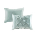 7 Piece Tufted Comforter Set Seafoam King King Seafoam Polyester