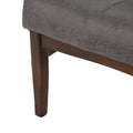Club Chair, Mid Century Modern Microfiber Club Chair With Wood Frame Slate Microfiber