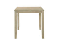 Beautiful Cream Color Counter Height 5Pc Dining Set Pub Height Square Dining Table Cream Upholstered Chair Dining Room Set Wooden Wood Dining Room Fixed Table Square Dining Table With Chair Wood