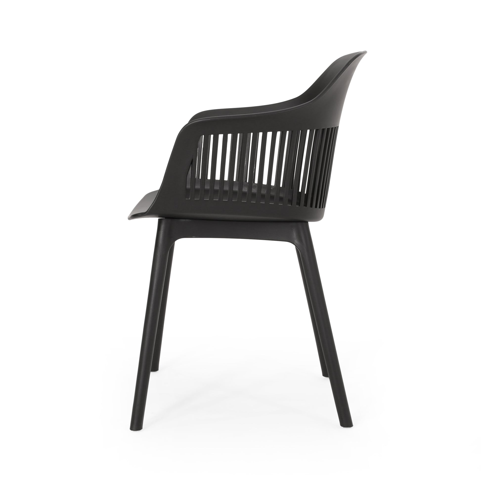 Dahlia Chair Black Polypropylene