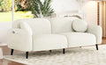 83.9''Upholstered Sofa For Living Room, Bedroom, And Apartments Beige Polyester 2 Seat