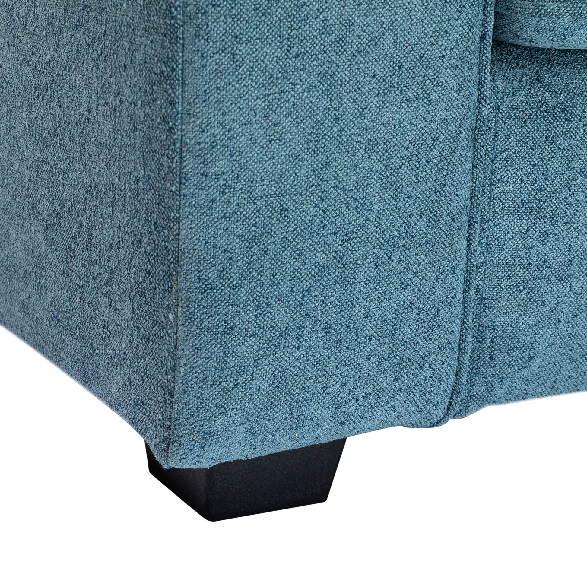 Cozy Duo Blue Loveseat Sofa Blue Solid Wood Mdf 2 Seat