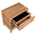 Hazel 3 Drawer Hazel 3 Drawer Side Table For Living Room, Hallway, Entryway Old Sku:Wf315640Aad Natural Solid Wood