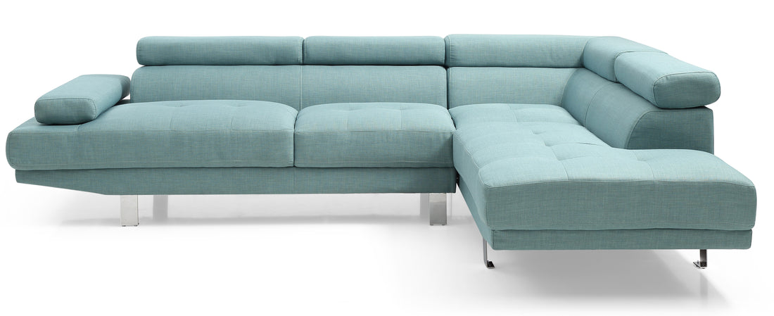 Riveredge G453 Sc Sectional Without Ottoman Teal Teal Foam Fabric 3 Seat