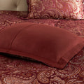 12 Piece Comforter Set With Cotton Bed Sheets Red King King Red Cotton
