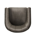 Swivel Arm Chair Grey Velvet