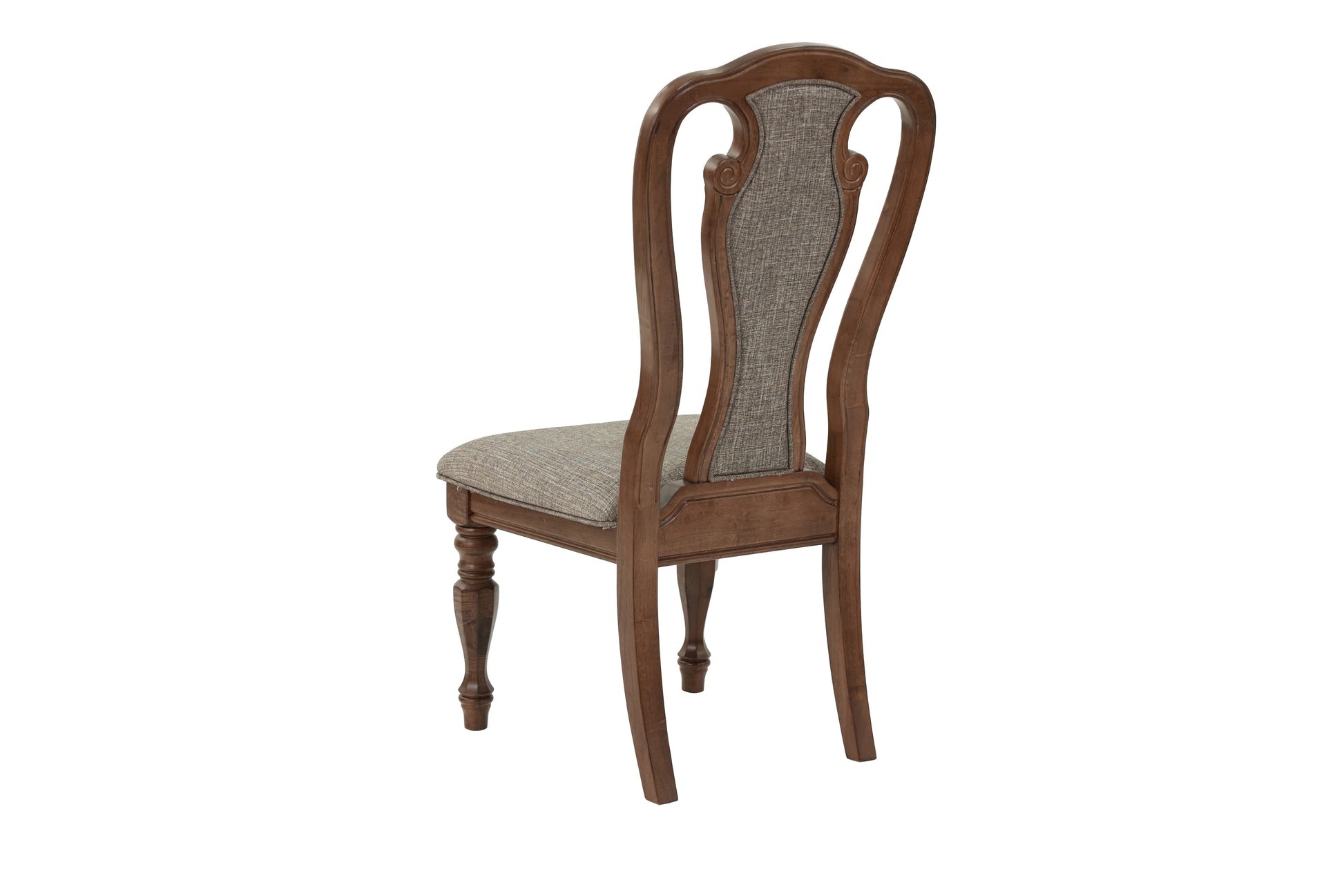 Transitional Style 7Pc Dining Set Dining Table 6Xside Chairs Cushion Seat Ash Oak Finish Kitchen Dining Room Wood Wood Oak Seats 6 Wood Dining Room Contemporary,Modern,Transitional Rubberwood 4 Leg Rectangular Dining Table With Chair Rubber Wood,Solid