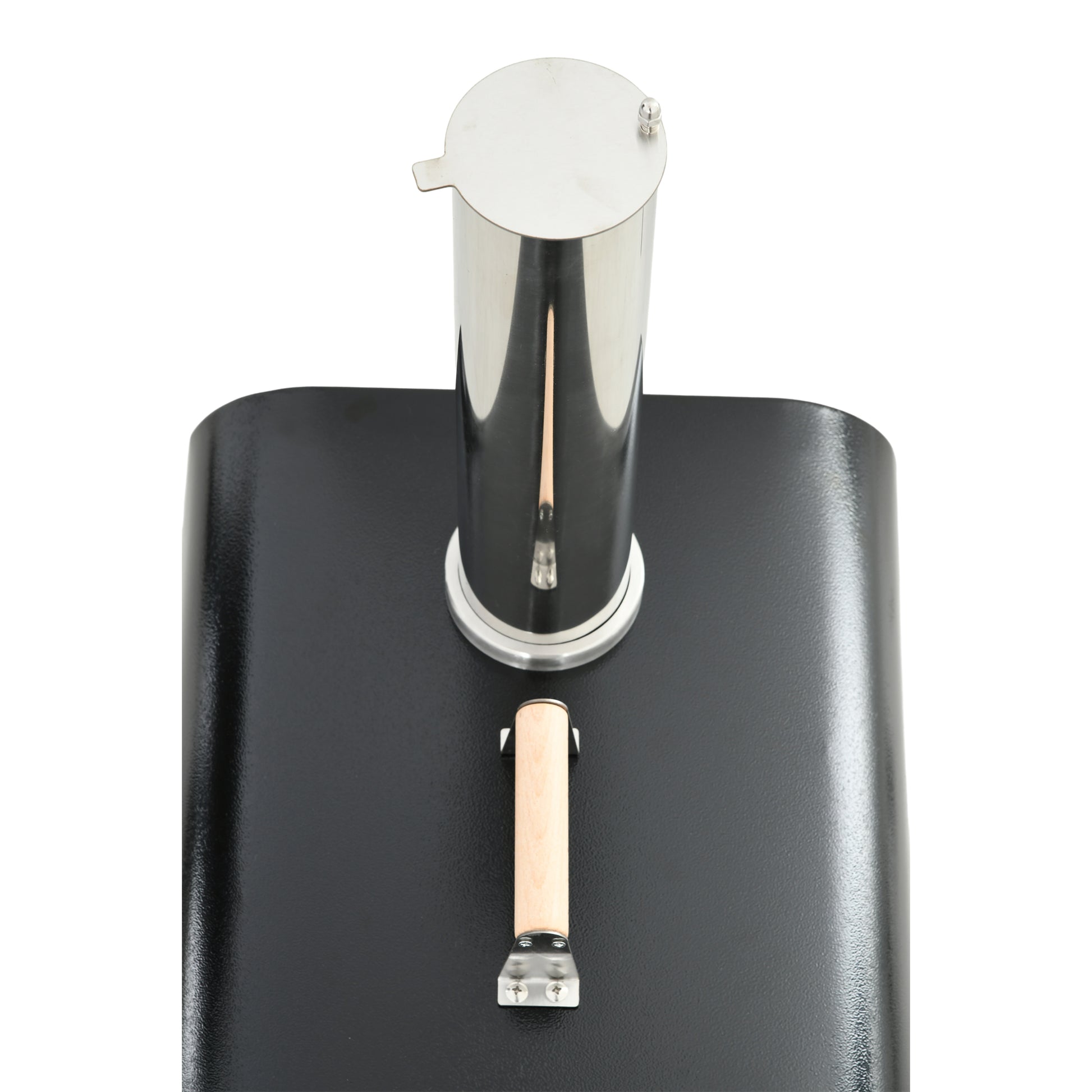 Outsunny Outdoor Pizza Oven With 12" Rotating Stone, Peel And Cover, Portable Pellet Wood Fired Pizza Maker With Foldable Legs, Stainless Steel Pizza Grill For Outside, Backyard, Outdoor Kitchen Black Steel