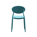 Westlake Injection Molding Pp Chair Set Of 2 Teal Polypropylene