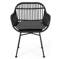 Orlando Chair Grey Iron Plastic