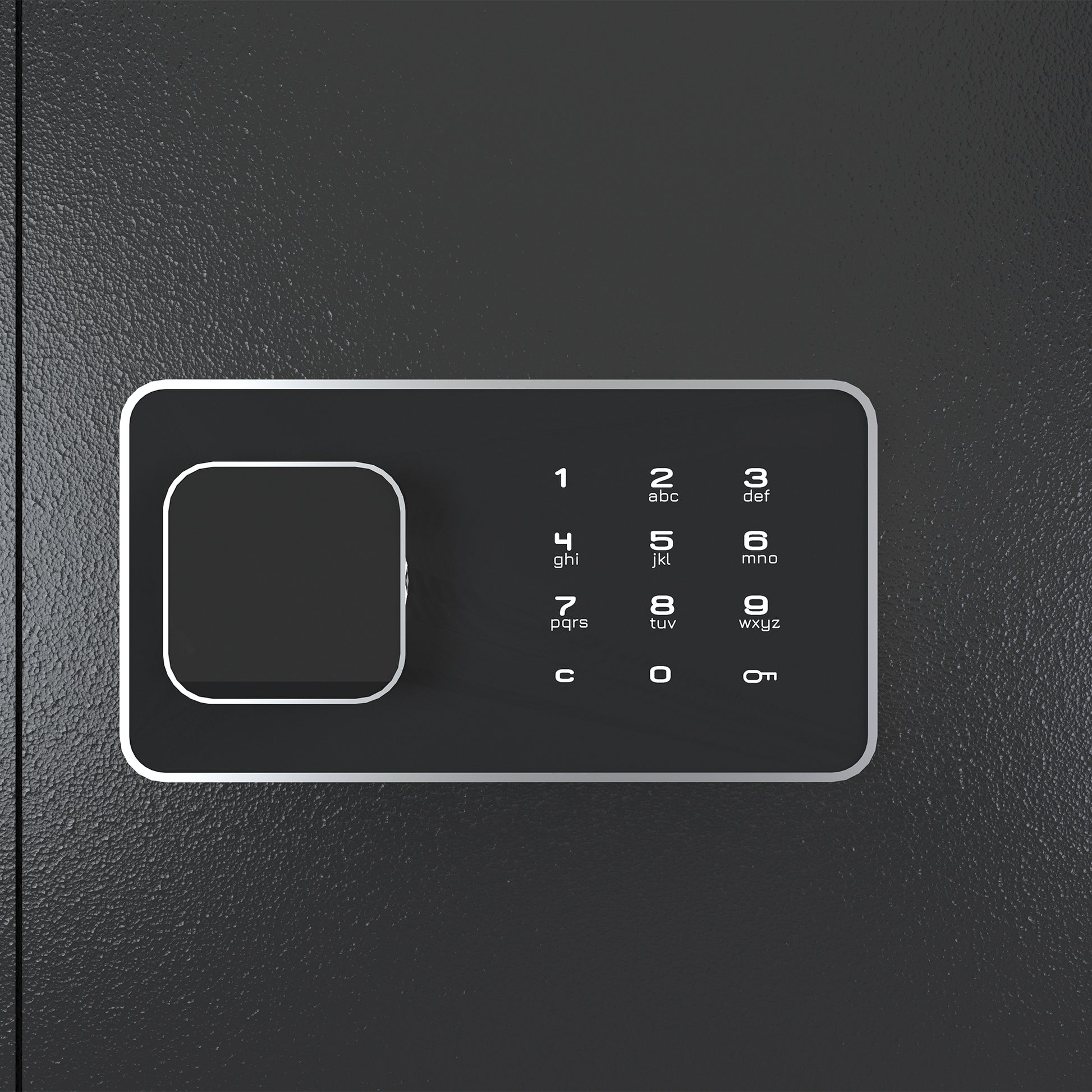 Wall Safe, Safes For Home, Safes & Cabinets, Wall Safes Between The Studs, Quick Access Rifle Safe With Removable Shelf And Digital Keypad Black Black And Silver Steel