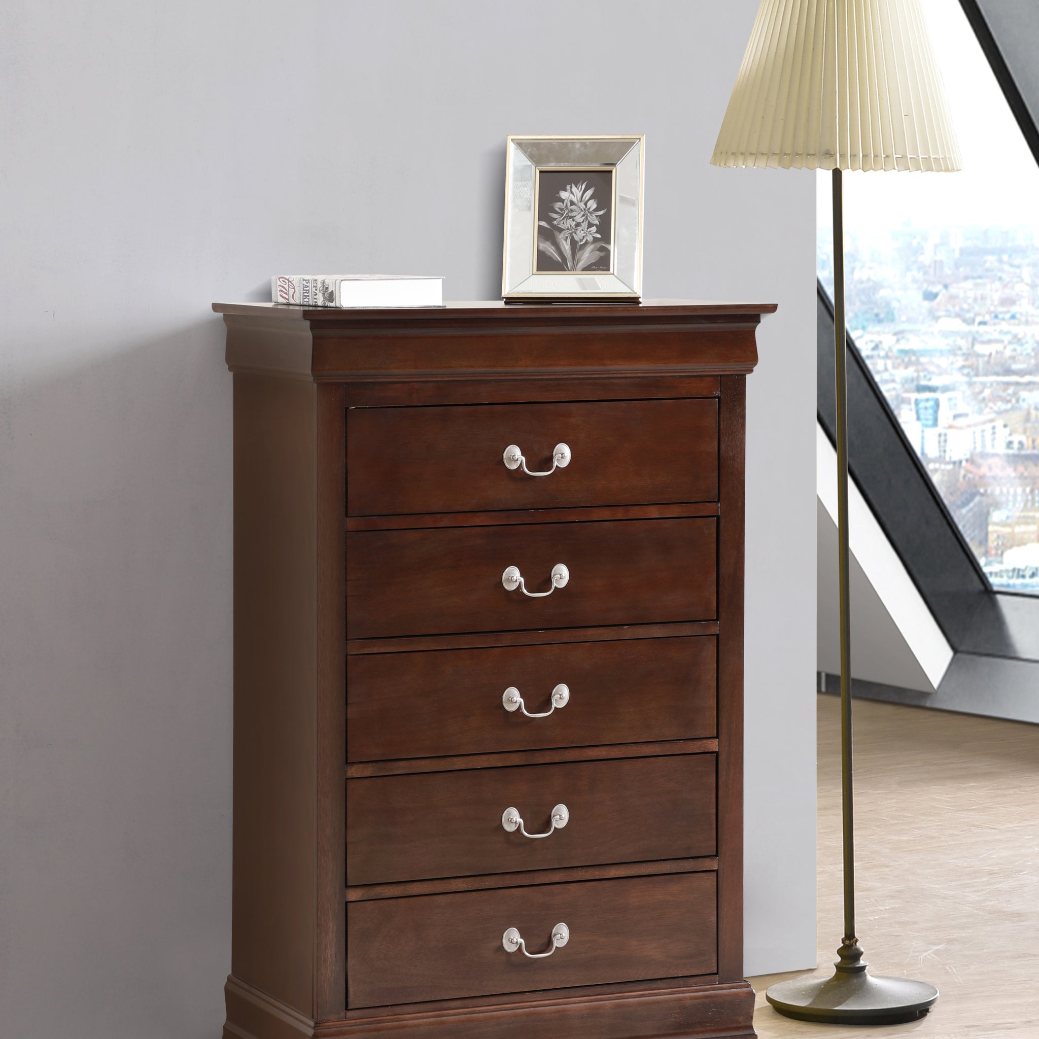 Louisphillipe G02125 Ch Chestcappuccino Beige Particle Board