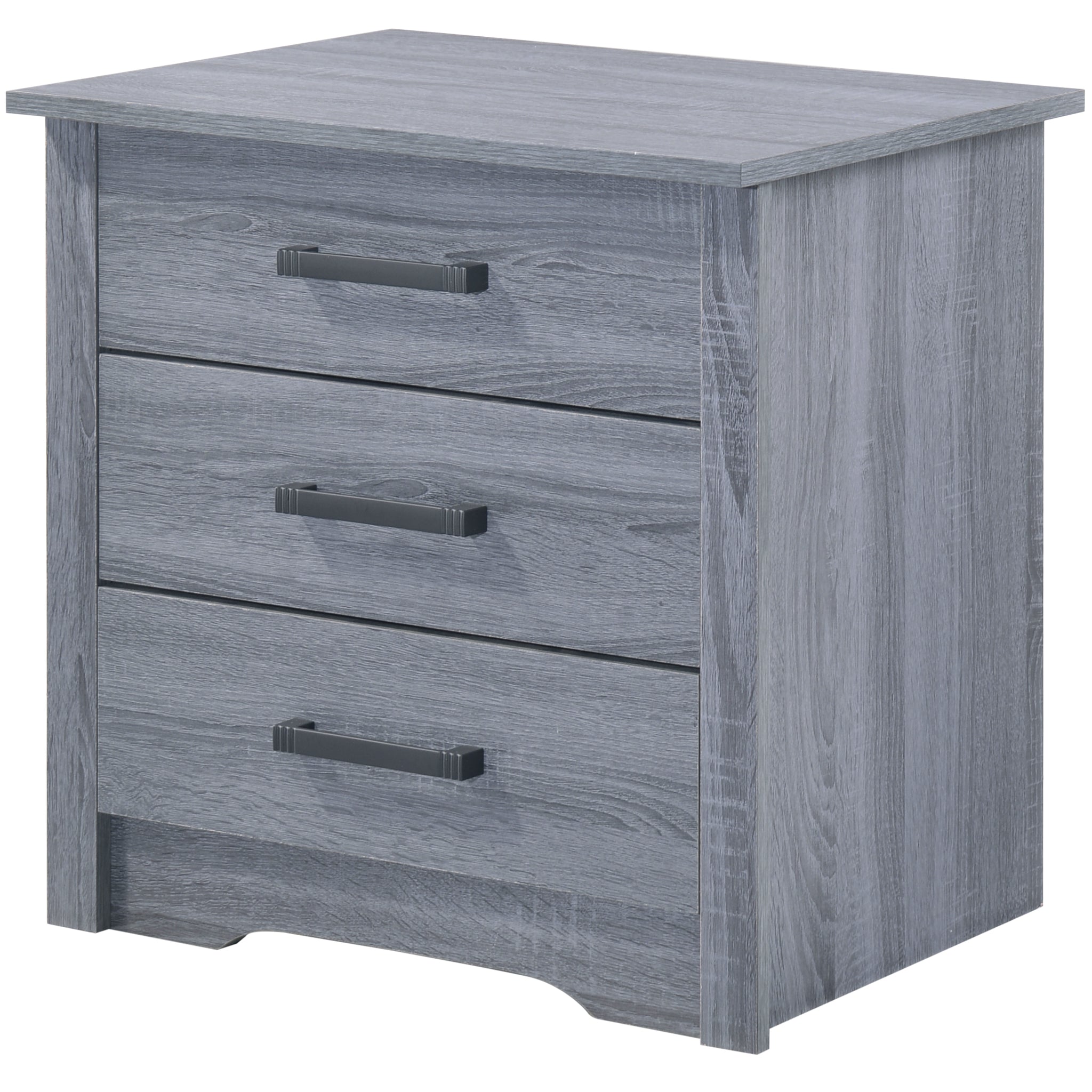 Hudson G026 N Rta Nightstandgray Gray Particle Board