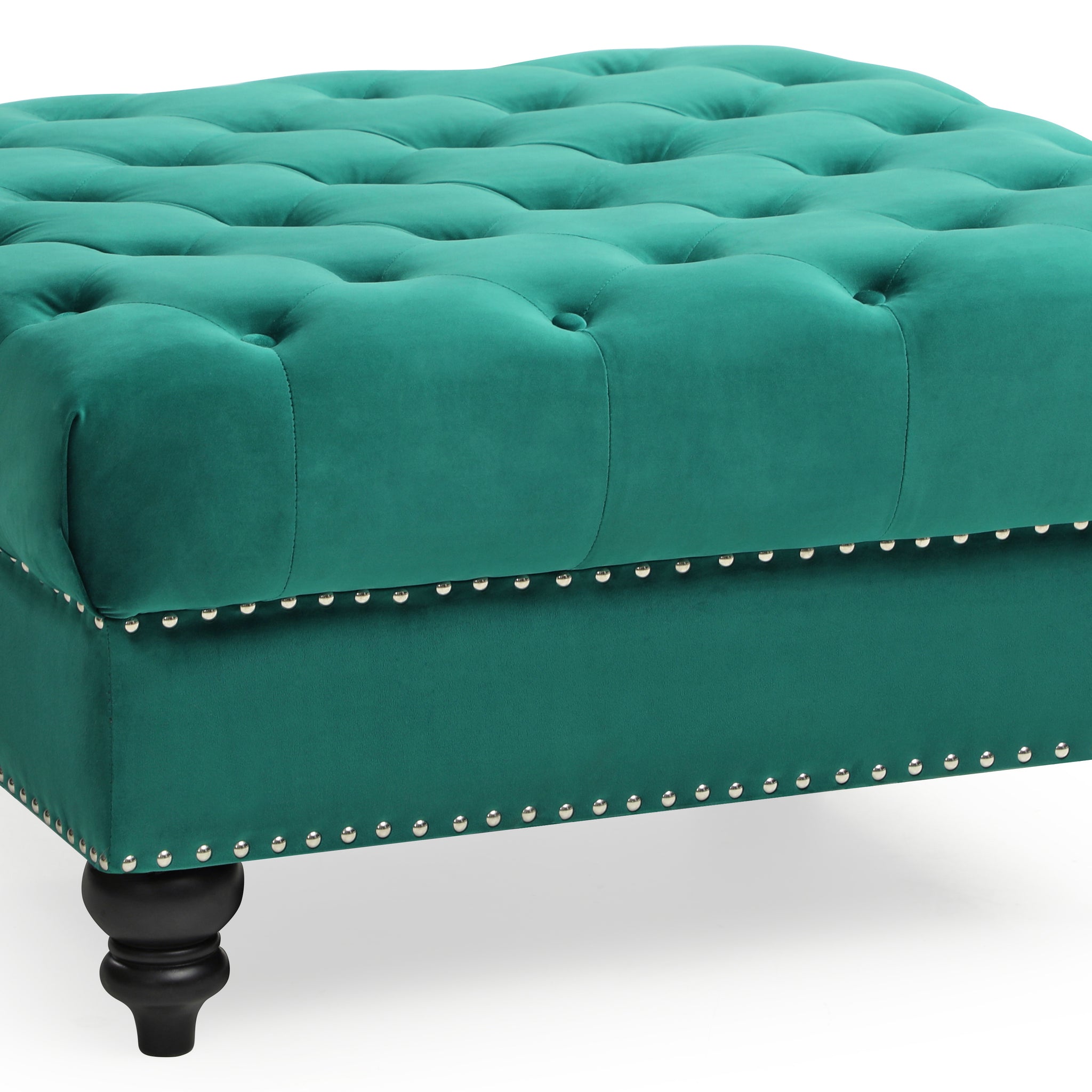 Nola G0352 O Ottomangreen Green Foam Velvet