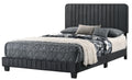Lodi G0407 Fb Up Full Bedblack Black Foam Velvet