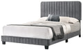 Lodi G0408 Fb Up Full Bedgray Gray Foam Velvet