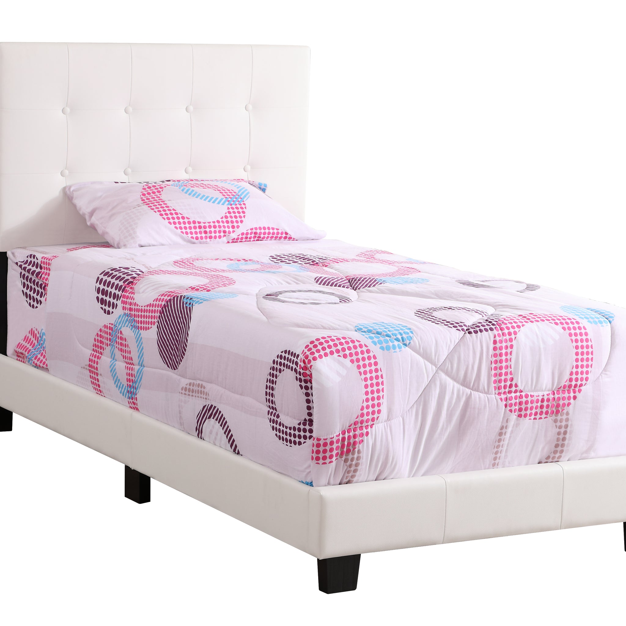 Caldwell G1305 Tb Up Twin Bedwhite White Foam Pu