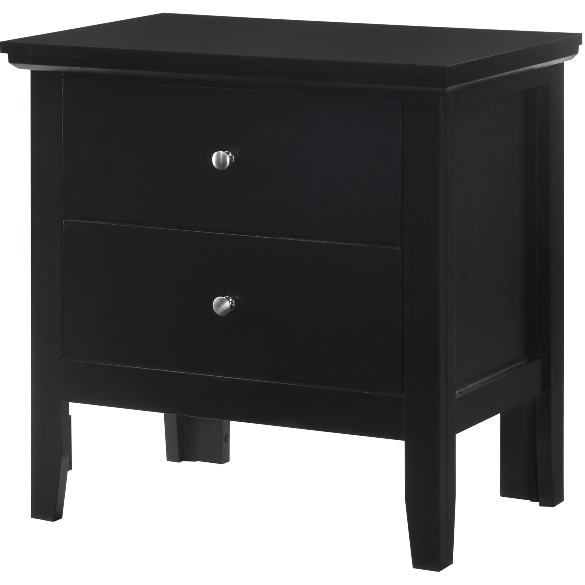 Primo G1336 N Nightstandblack Black Particle Board