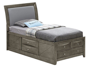 Marilla G1505I Tsb4 Twin Storage Bedgray Gray Particle Board