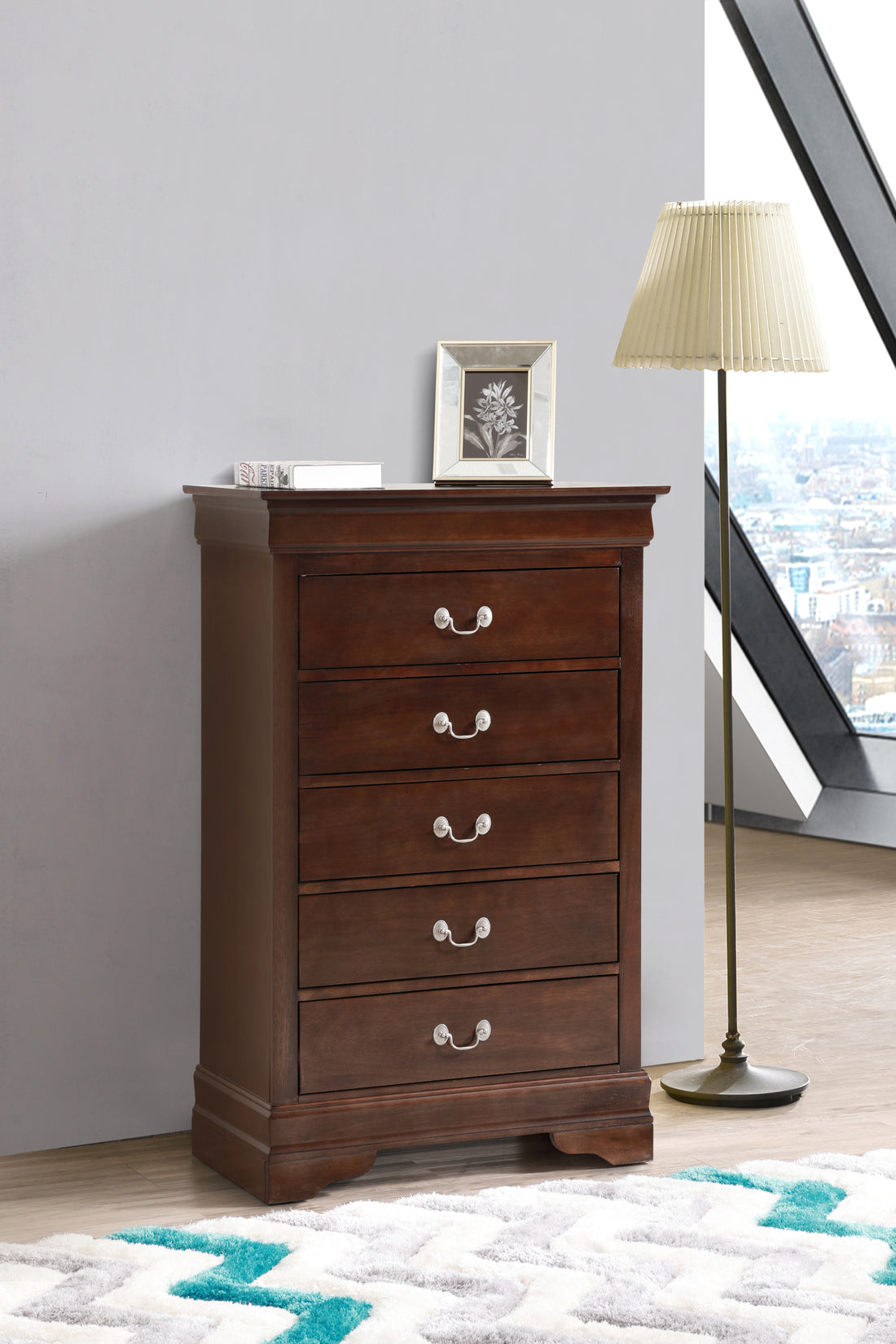 Louisphillipe G2125 Ch Chestcappuccino Beige Particle Board
