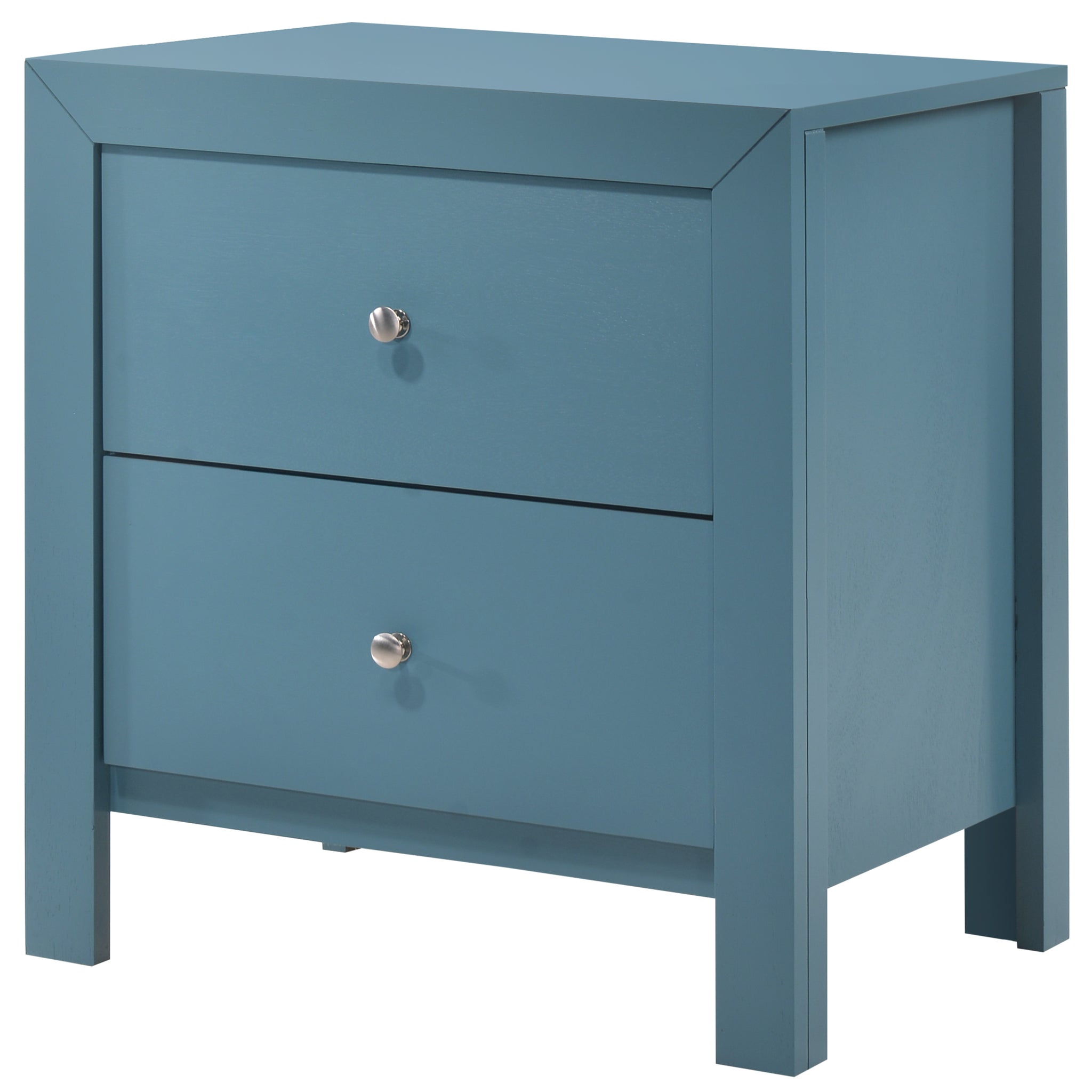 Burlington G2480 N Nightstandteal Teal Particle Board