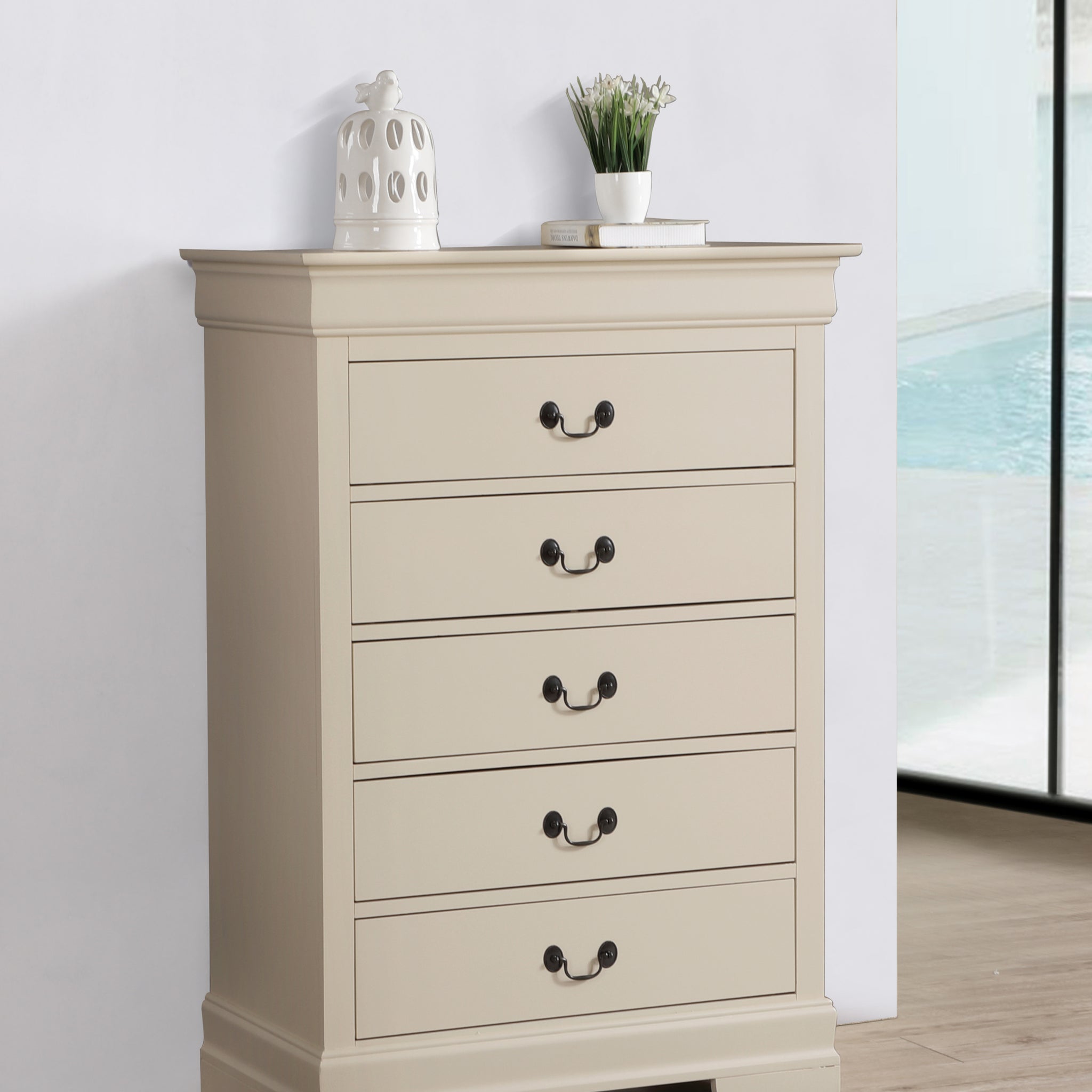 Louis Phillipe G3175 Ch Chestbeige Beige Particle Board