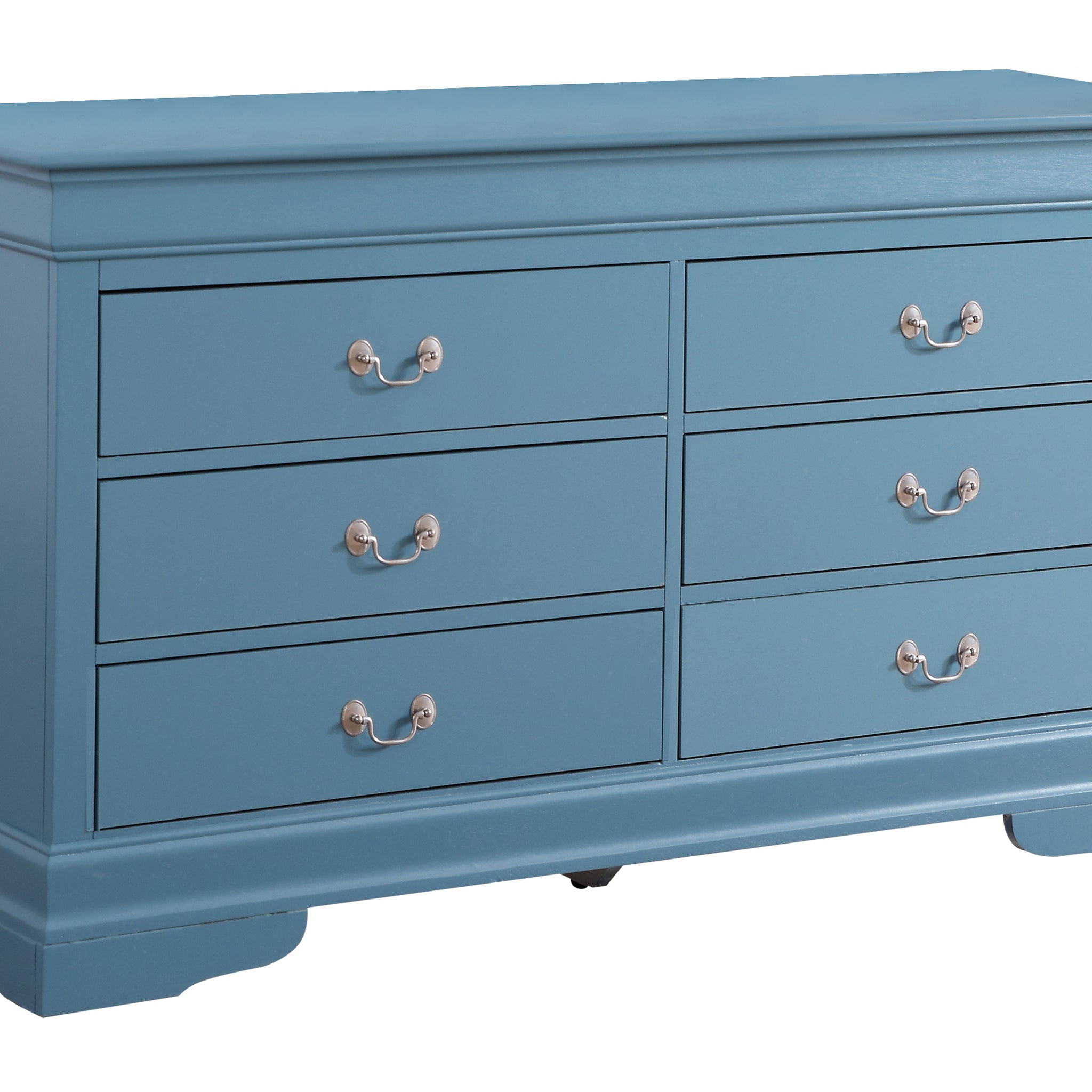 Louis Phillipe G3180 D Dresserteal Teal Particle Board