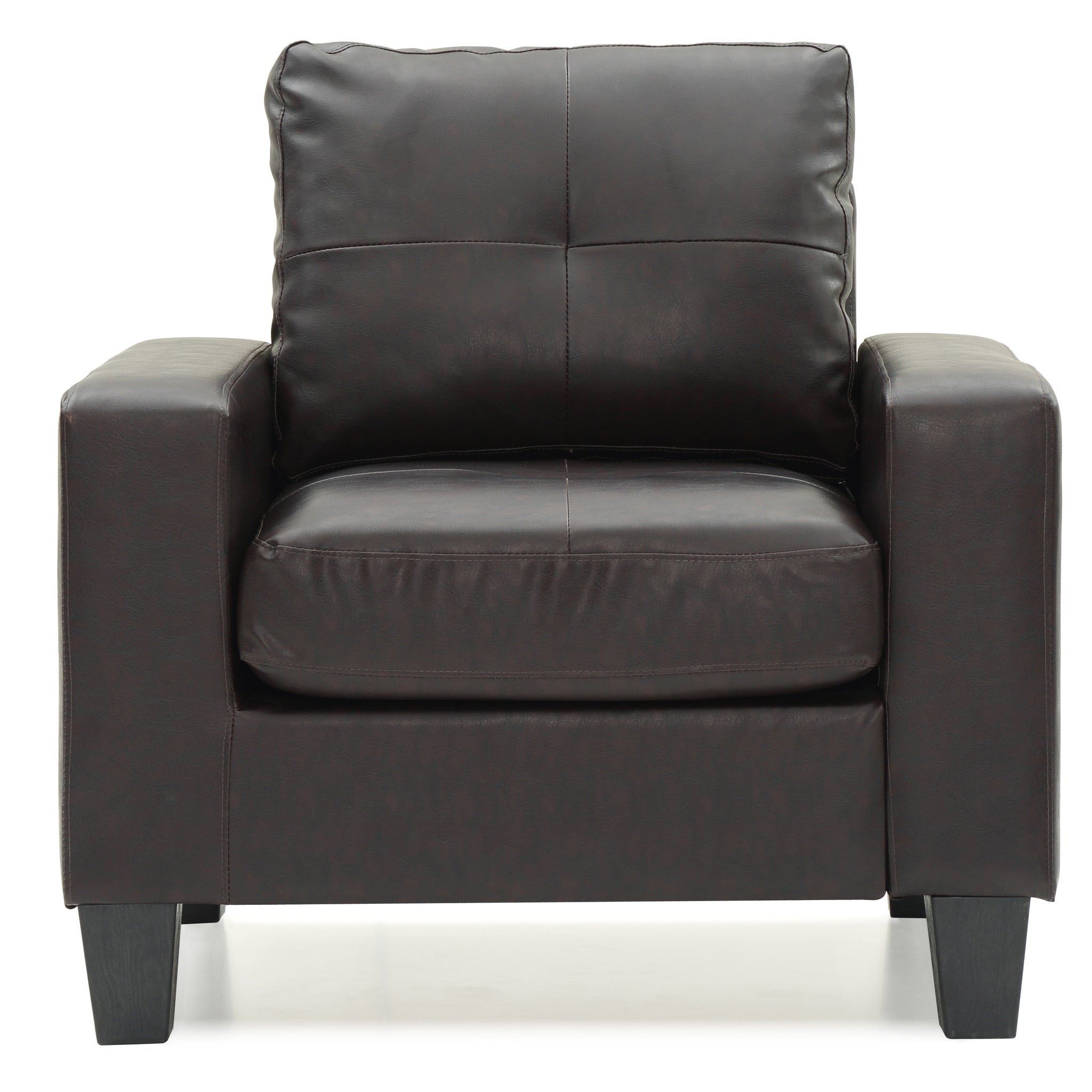 Newbury G464A C Newbury Club Chairdark Brown Dark Brown Foam Pu