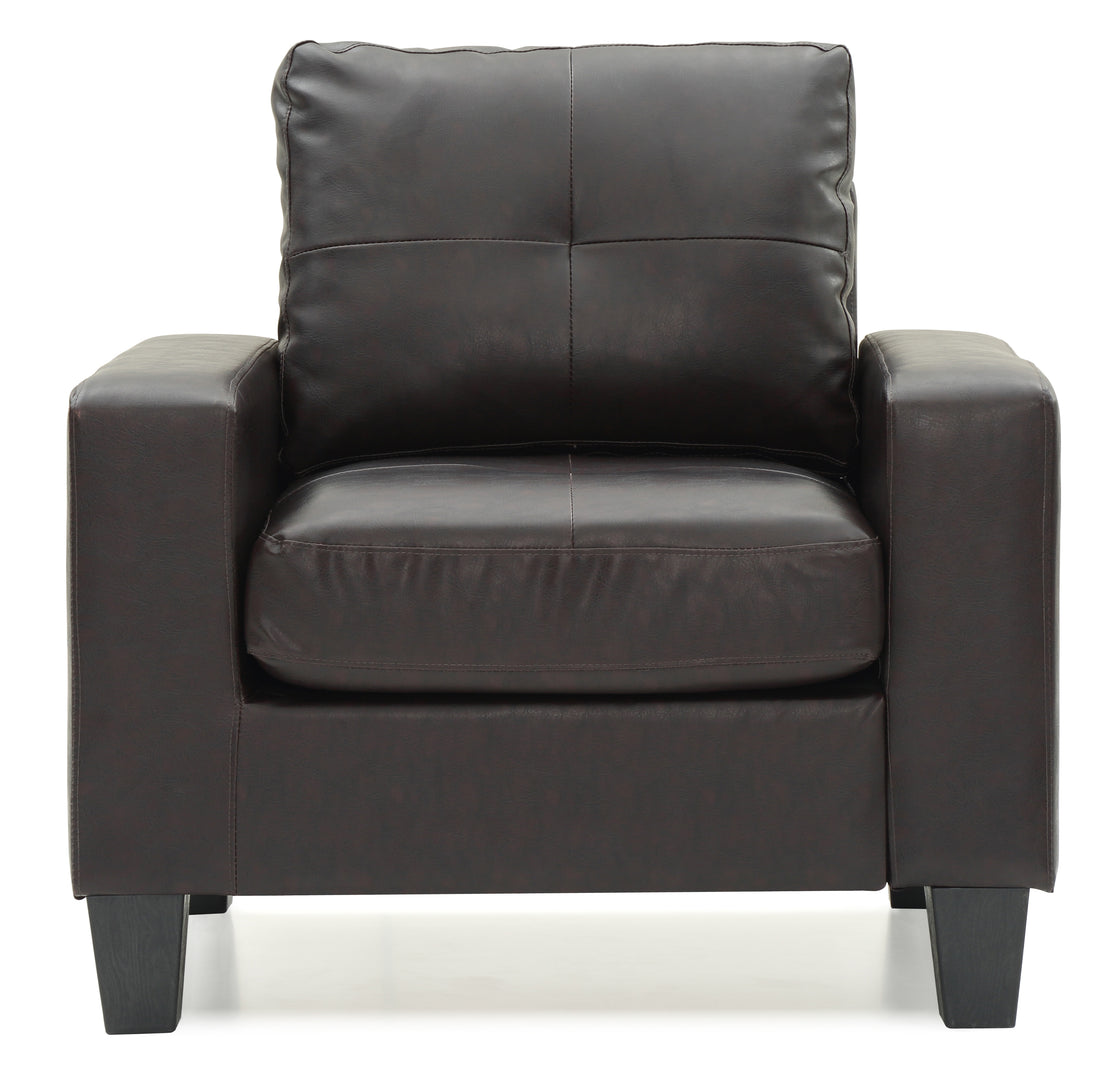 Newbury G464A C Newbury Club Chairdark Brown Dark Brown Foam Pu