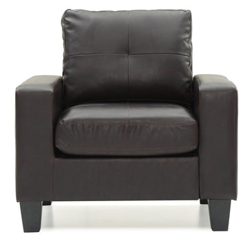 Newbury G464A C Newbury Club Chairdark Brown Dark Brown Foam Pu