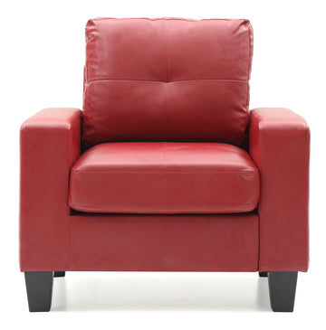 Newbury G465A C Newbury Club Chairred Red Foam Pu