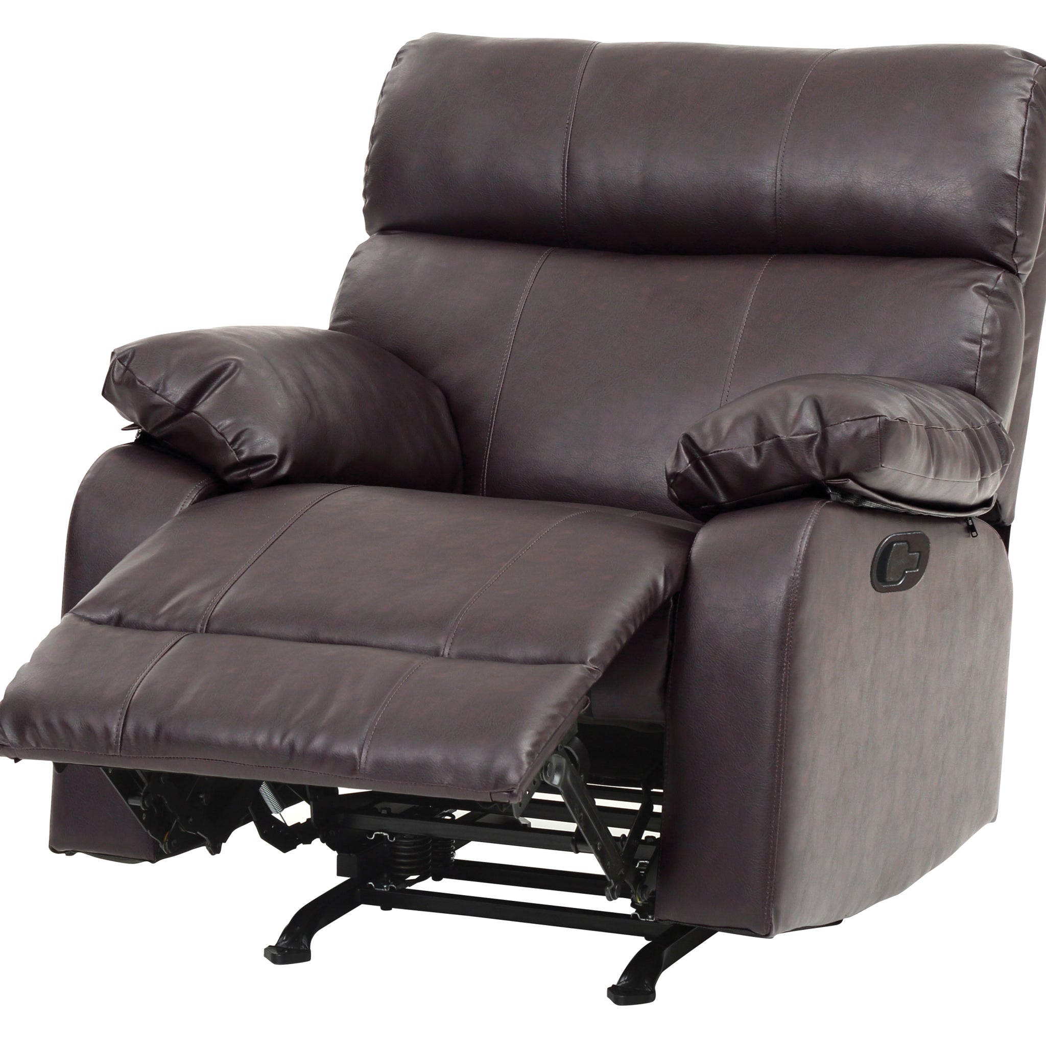 Manny G535 Rc Rocker Reclinerdark Brown Dark Brown Foam Pu
