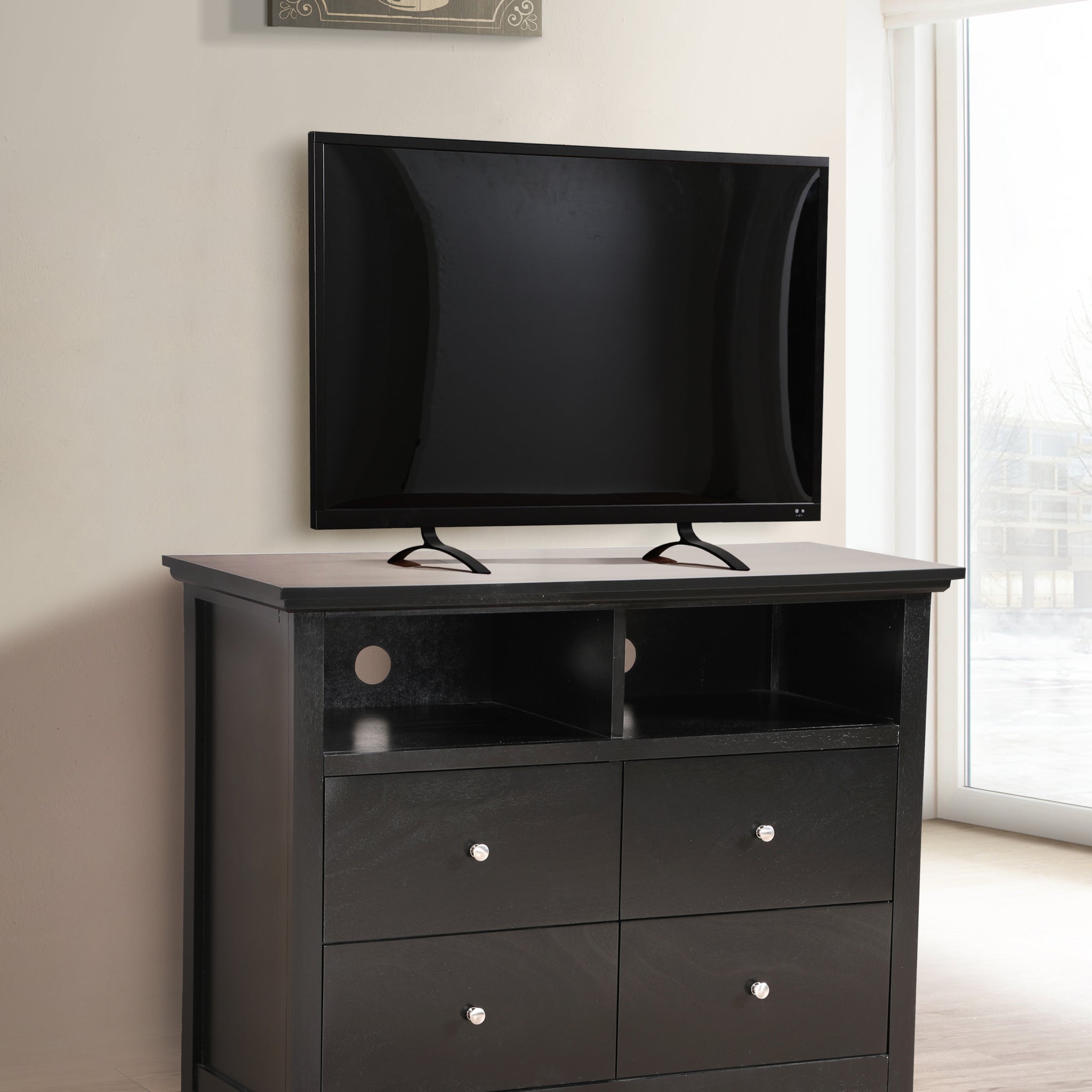 Hammond G5450 Tv Media Chestblack Black Particle Board