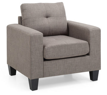 Comforting Gray Club Chair For Relaxation Gray Foam Fabric