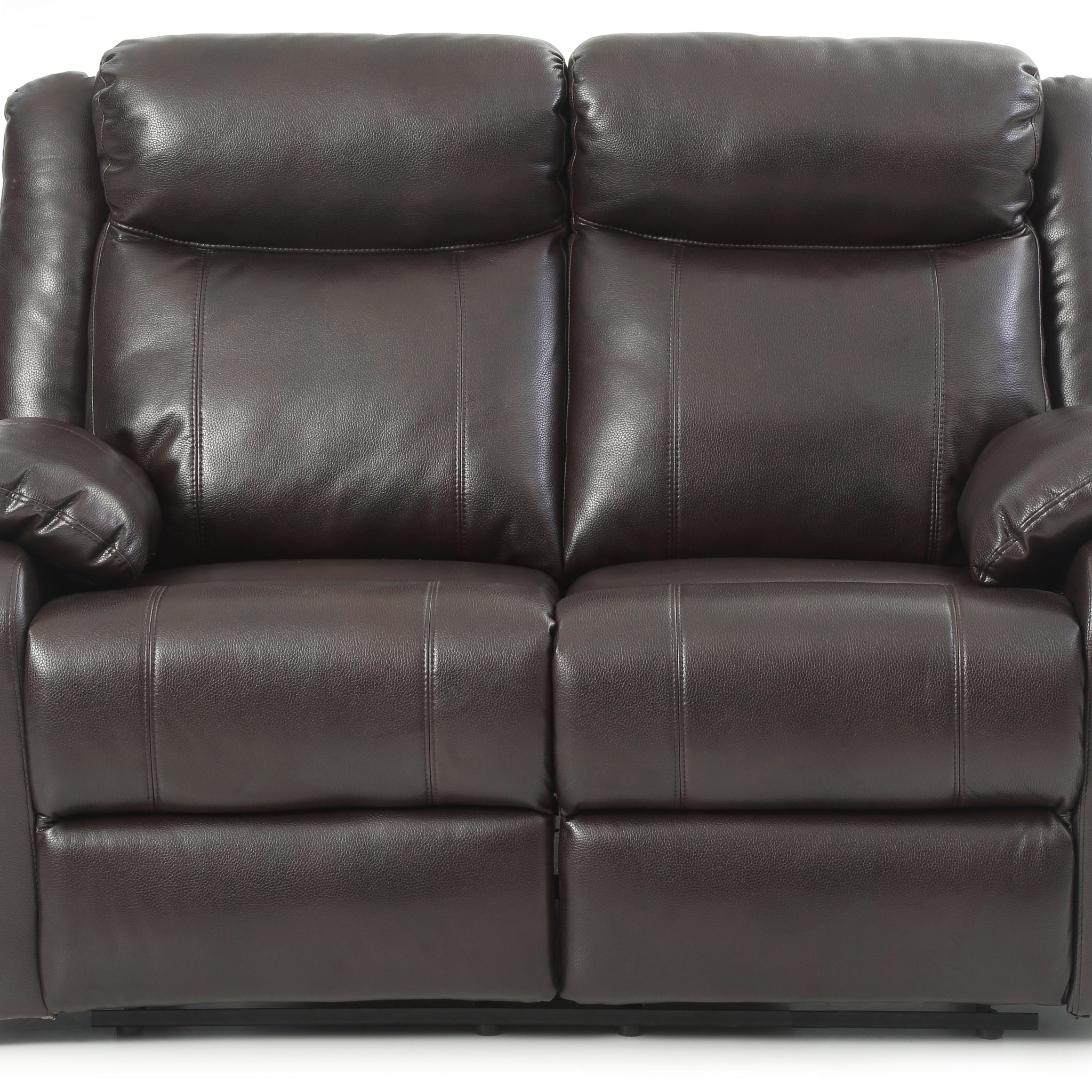 Ward G760A Rl Double Reclining Beautiful Seatdark Brown Dark Brown Foam Pu