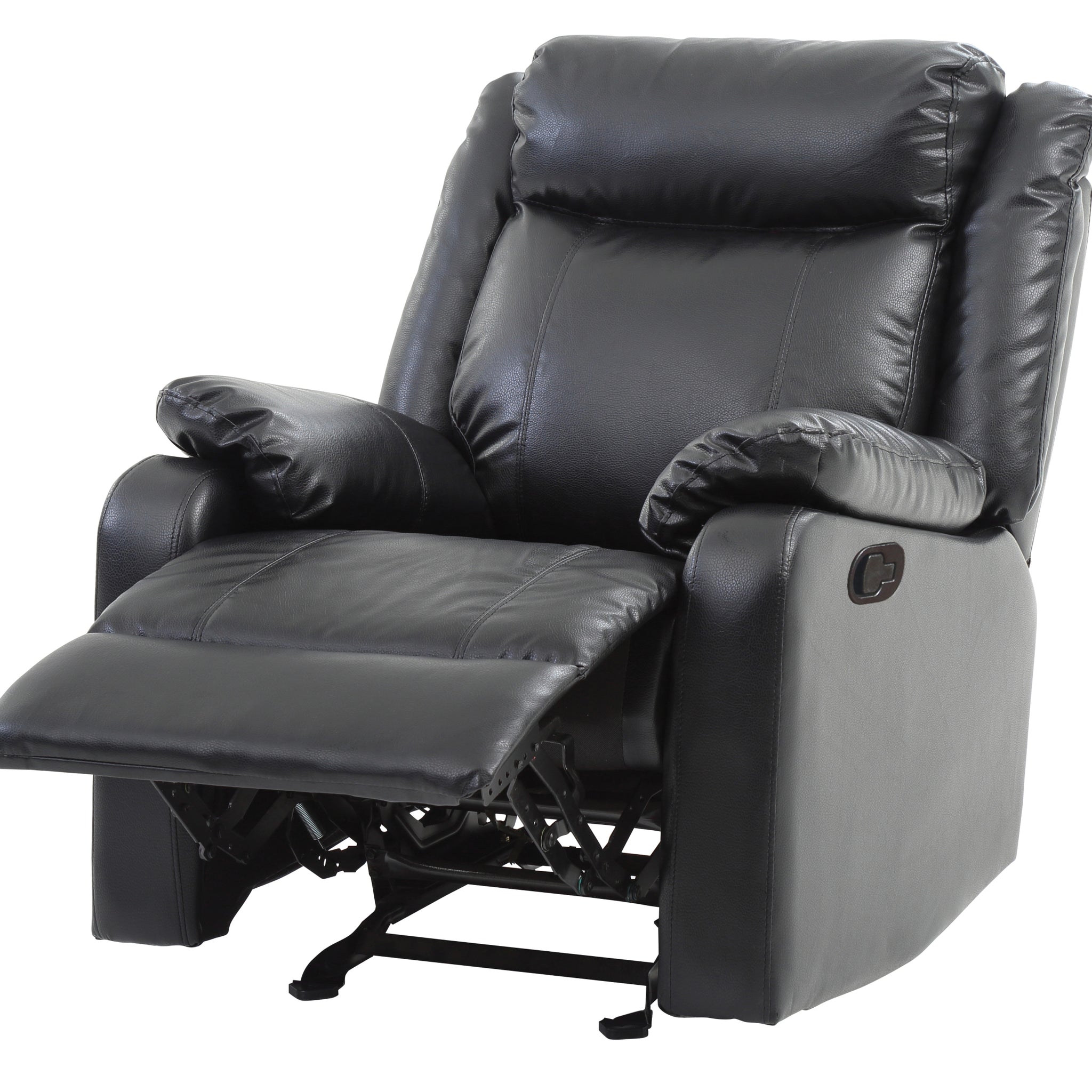 Ward G761A Rc Rocker Reclinerblack Black Foam Pu