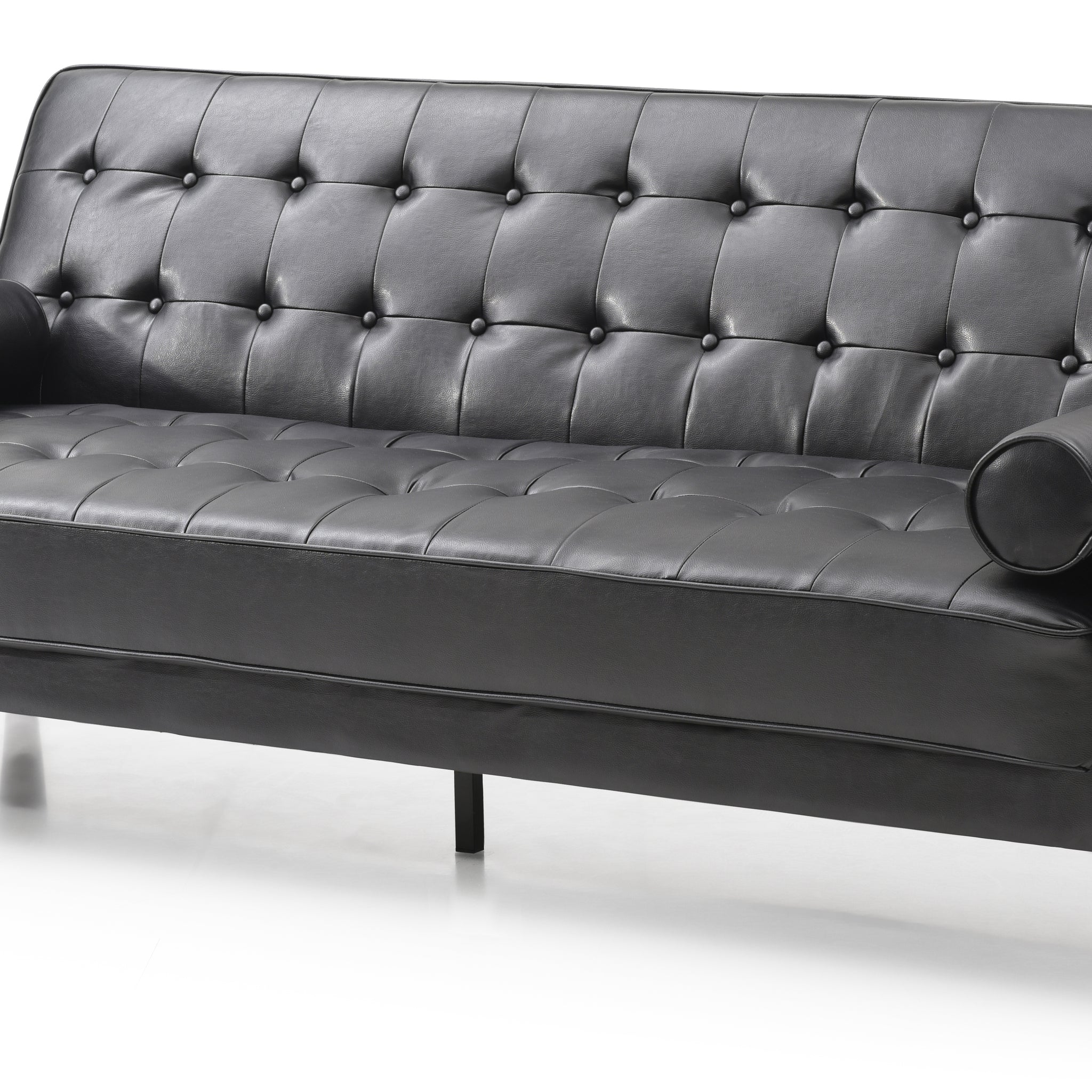 Andrews G843A S Sofa Bedblack Black Foam Pu