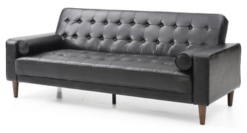 Andrews G843A S Sofa Bedblack Black Foam Pu