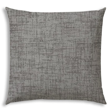 Weave Gray Indoor Outdoor Pillow Sewn Closure Multicolor Polyester