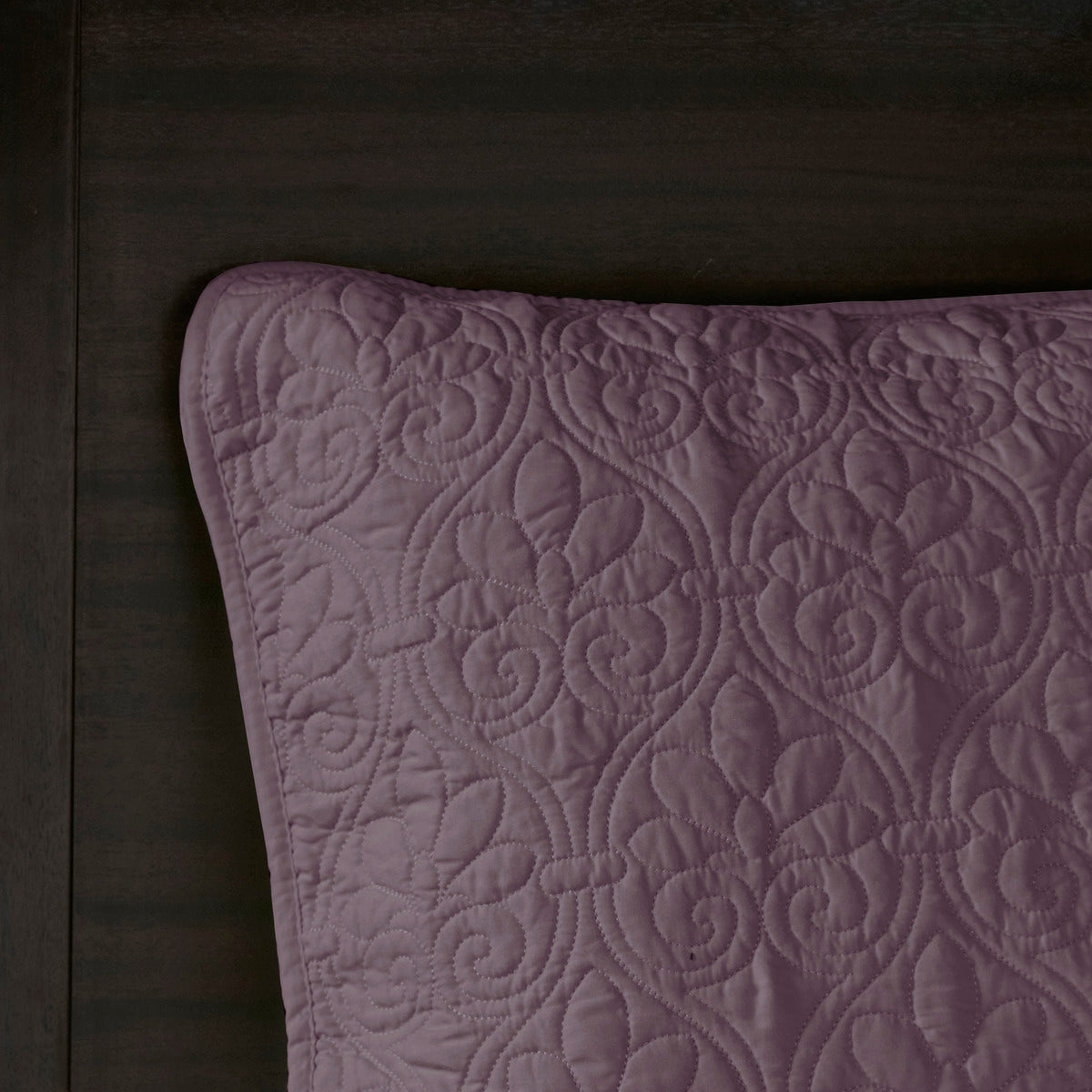 Reversible Bedspread Set Purple King Purple Cotton