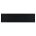 Modern 4 Door Sideboard With Convex Pattern Doors And 2 Silver Handle For Living Room, Dining Room, Kitchen Black Black Mdf