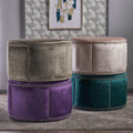 Ottoman Teal Velvet
