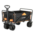 Black & Orange Folding Campers Black Gold Metal