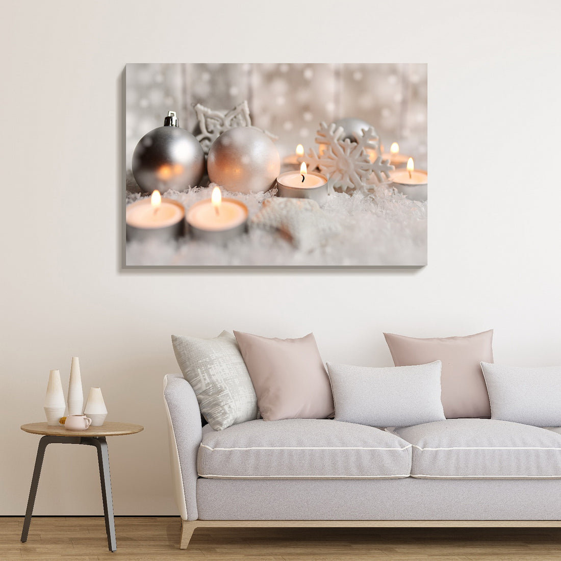 1Pcs Drop Ping Christmas Winter Wall Art Festival Paintings Decorations Party Picutres Gift Poster For Home Wall Decor Framed 4832In Thickness 1.5Inch Rectangle Framed Multicolor Christmas Oversized