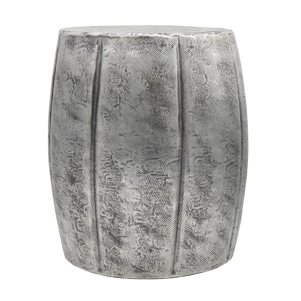 D16.8X22" Vanora Accent Table Silver Aluminium