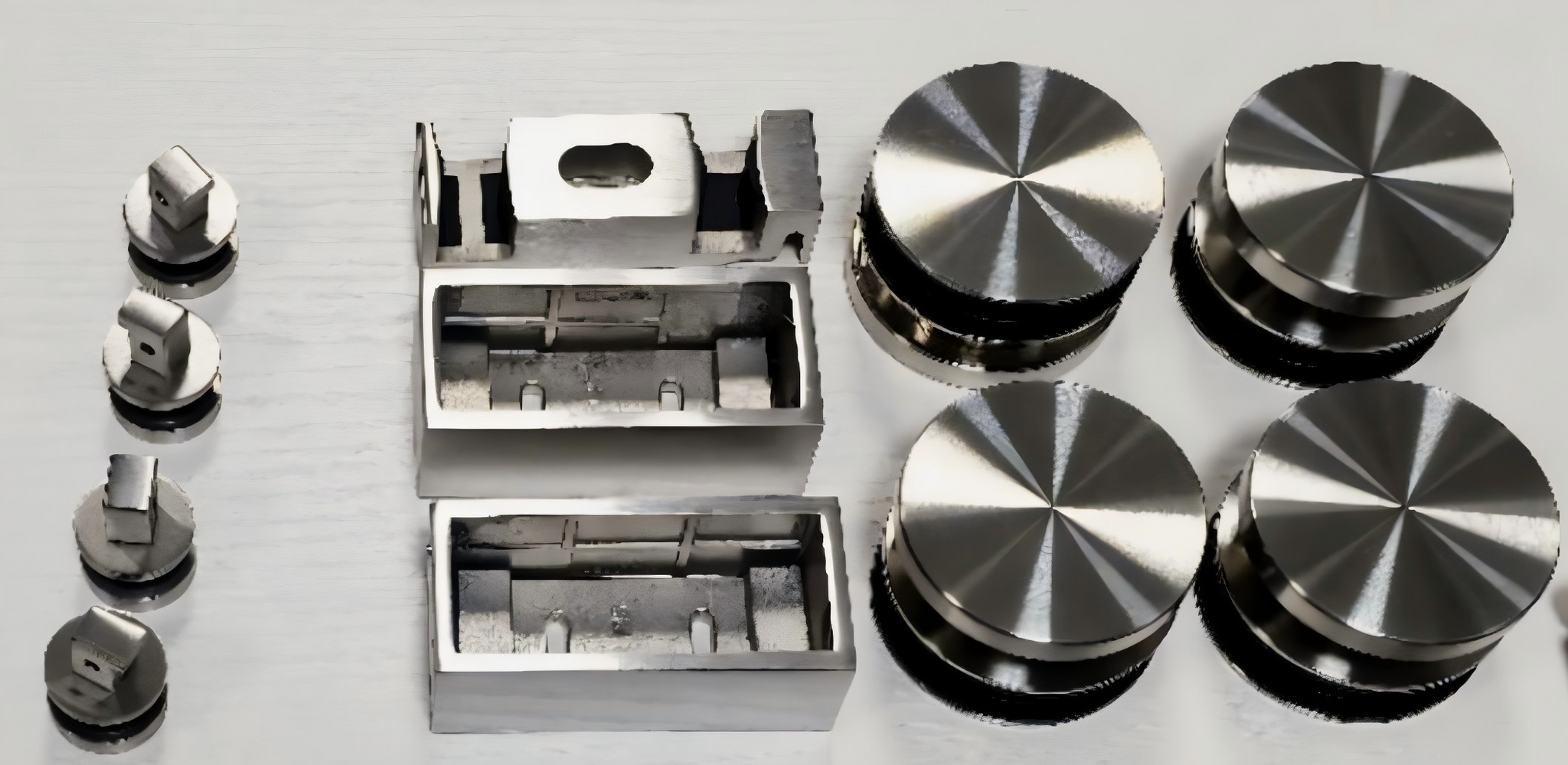 Roller Set With Wall Brackets And Anti Jump Knobs Only, 24D02P05 Chx Chrome Stainless Steel